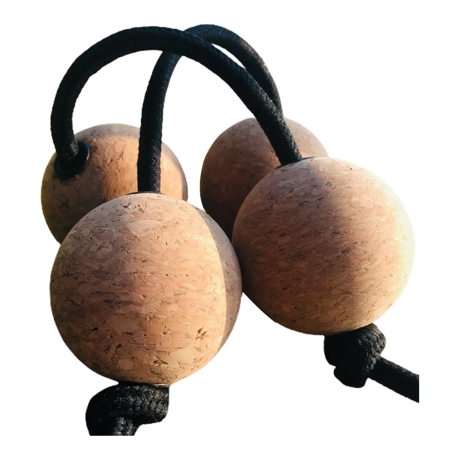 Cork Hand Shaker Sand Balls Double Gourd African Shaker Rattle for Beginners