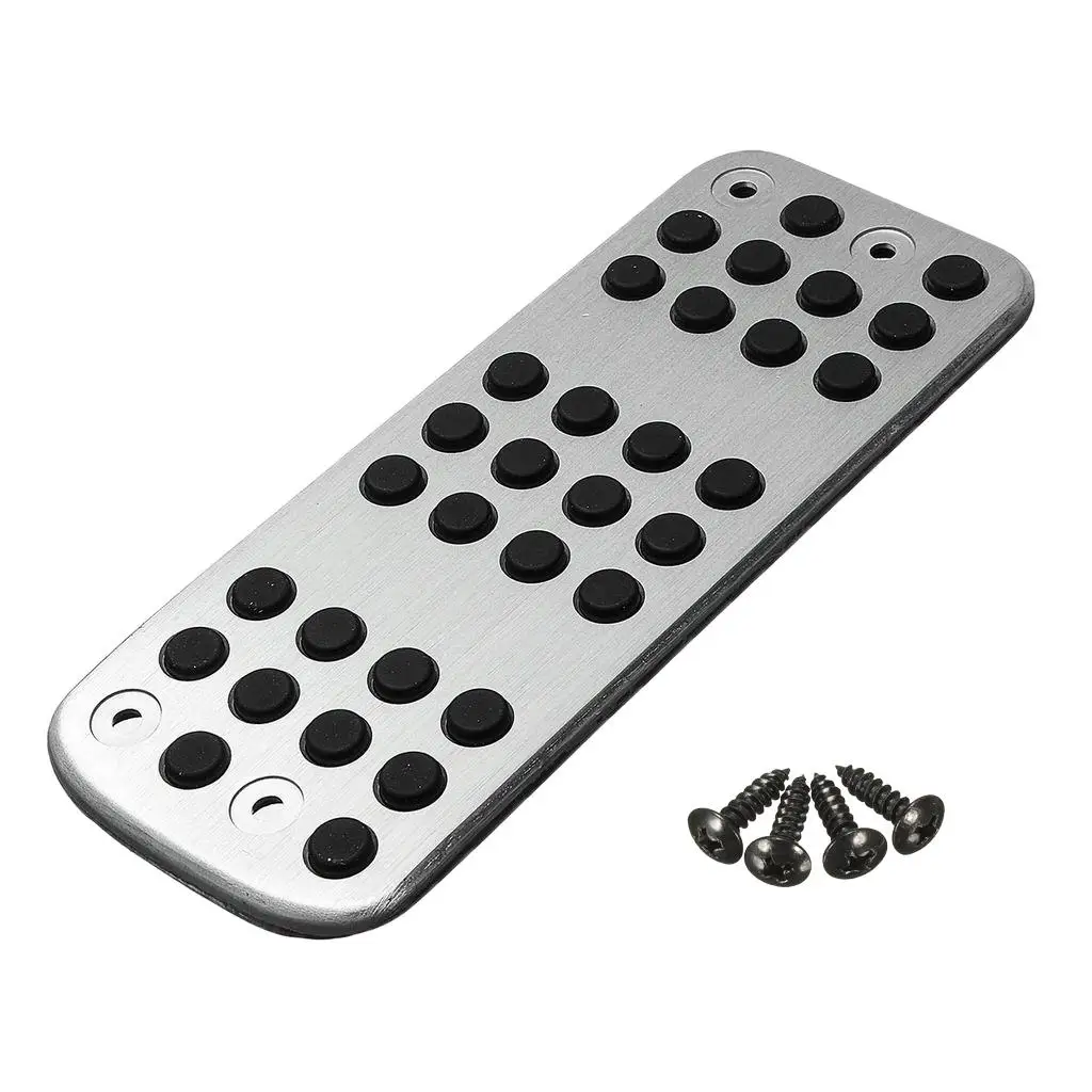 For  206 206 Rest Pedal, Passenger Footboard Floorboard Aluminum Foot Plate for Automotive Vehicles