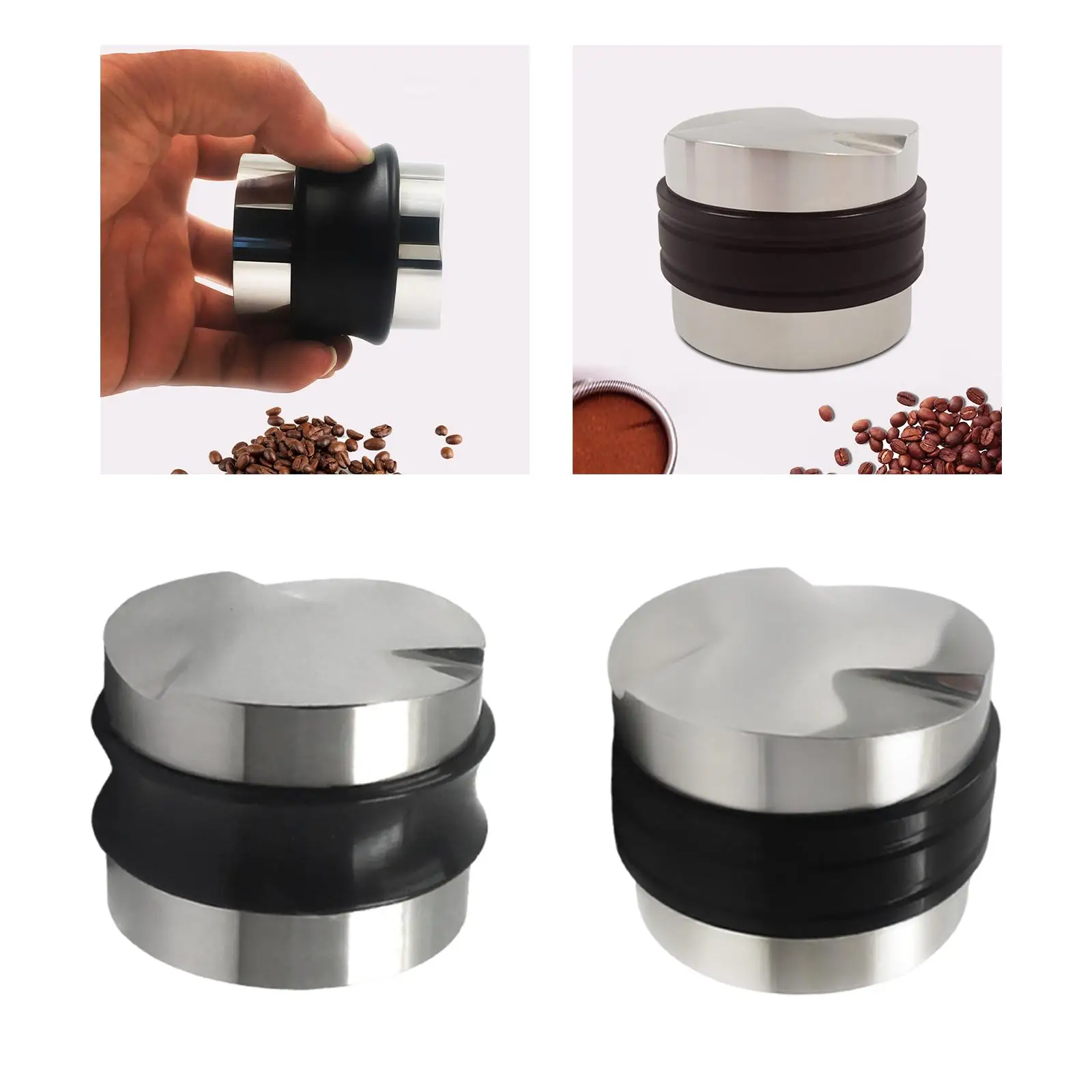 Coffee Distributor & Tmper Grind Tmper Coffee Mchine Prts Coffee Leveler Tool Coffee Tmper for Br Kitchen