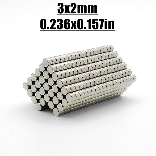 100 Imanes Pequeños De Neodimio - 5x2 Mm - Perfectos Para Neveras Y Manualidades