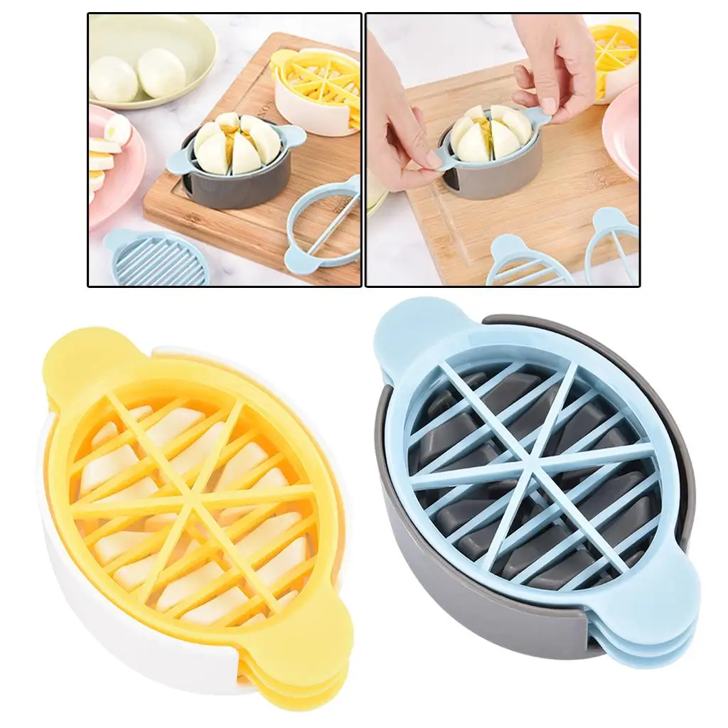 Egg Multifunctional Oval Slicing Durable Cutting Plastic Food Accessories Cutter for Cooking restaurant house Preserved Egg