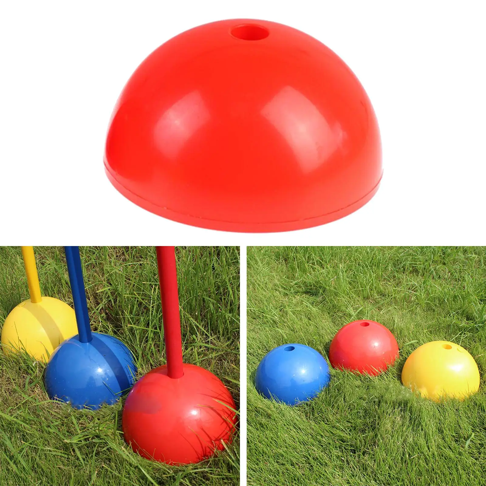 Training Marker Football Sign Pole Base Multipurpose for Football Soccer Practice Training Indoor Outdoor Games Skating