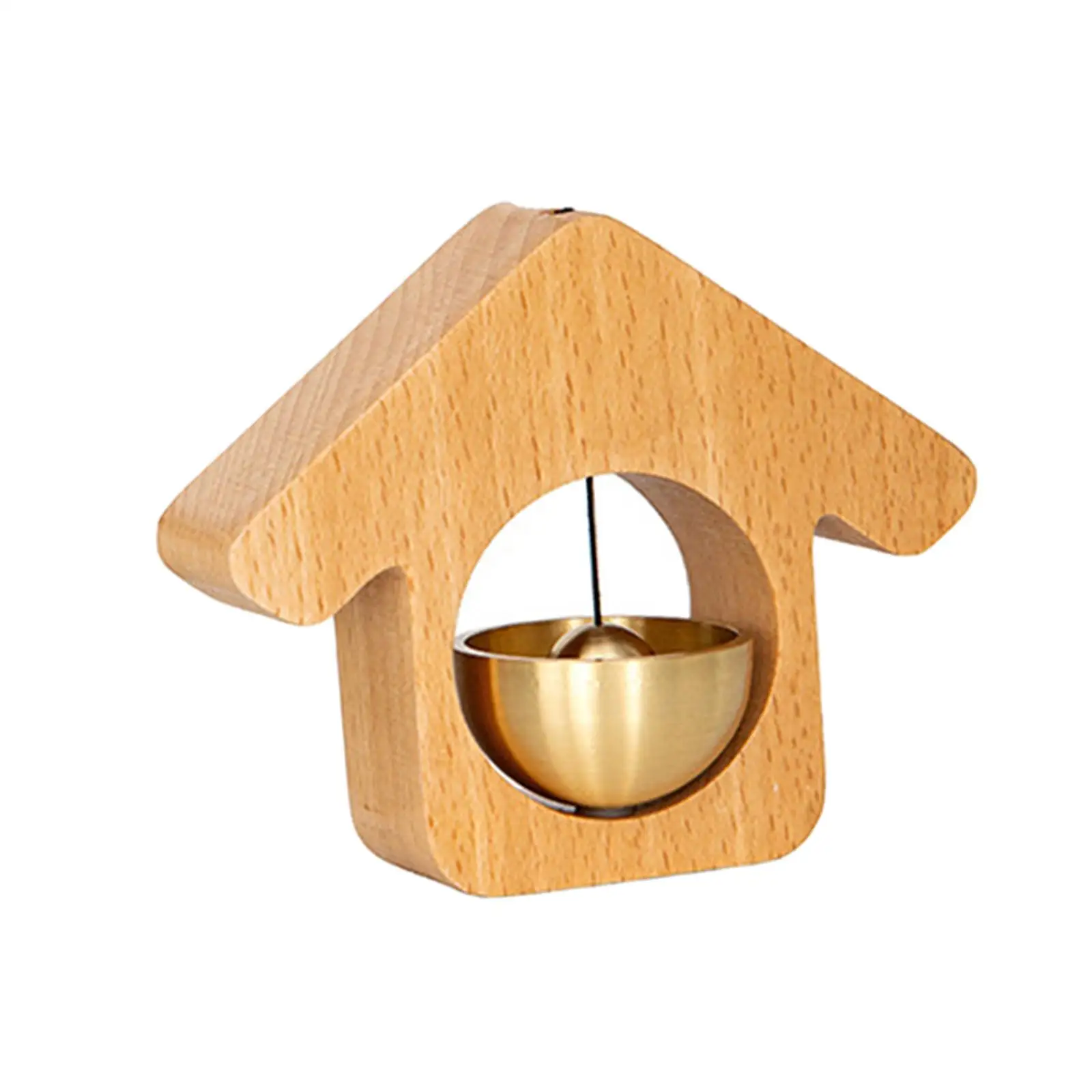 Wood Shopkeepers Bell Hanging Bell Decorative for Shop Ornaments