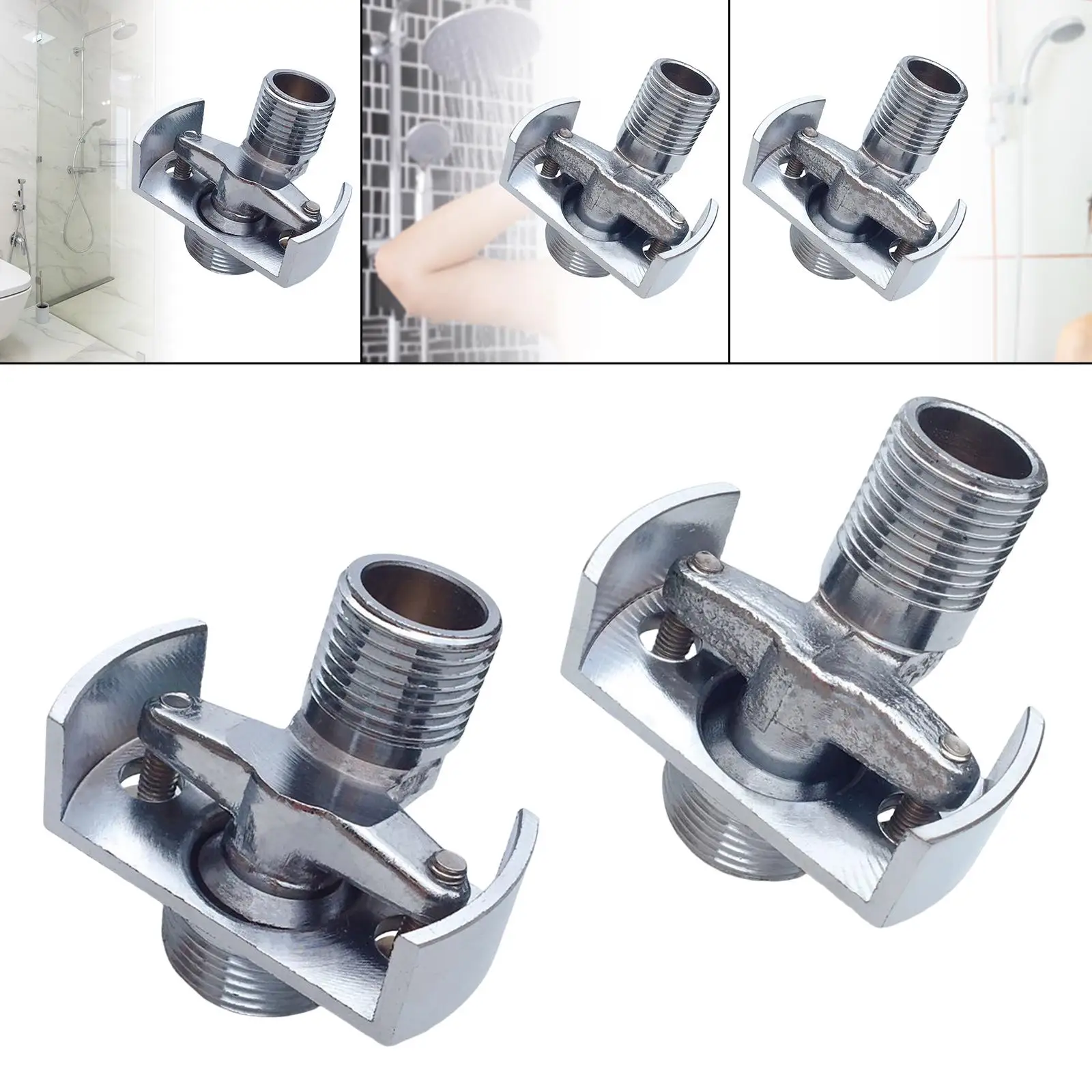 Shower Faucet Adapter Angled Curved Foot Tools Wall Mount for Bathroom Home