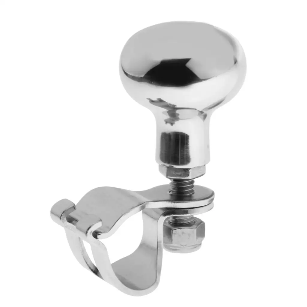 Stainless Steel Marine Sport Steering Wheel Knob Yacht Maneuvering Parts