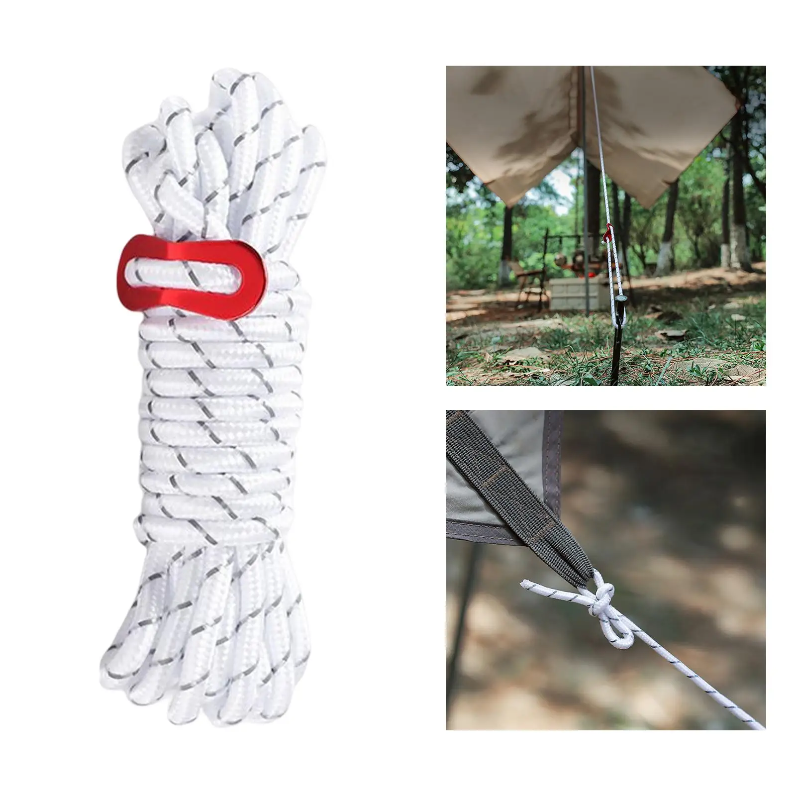 Reflective guyline Tent Rope 4M Accessories Durable Lanyard for Canopy Camping Awning
