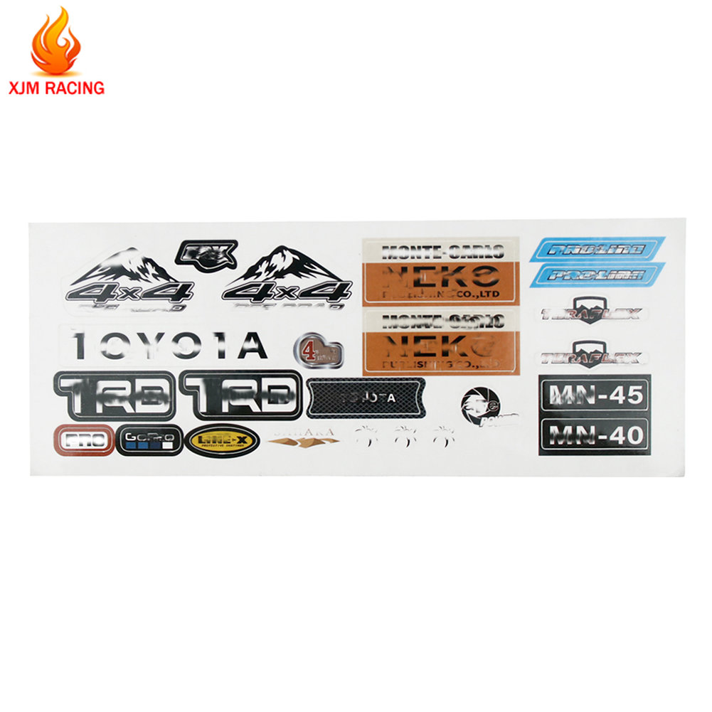 RC Auto Modell Aufkleber MN D90 D91 MN99S MN45 WPL B14 B24 B16 B36 C14 C24 RC Auto Ersatzteile DIY Simulation Körper RC Aufkleber – Detail 6