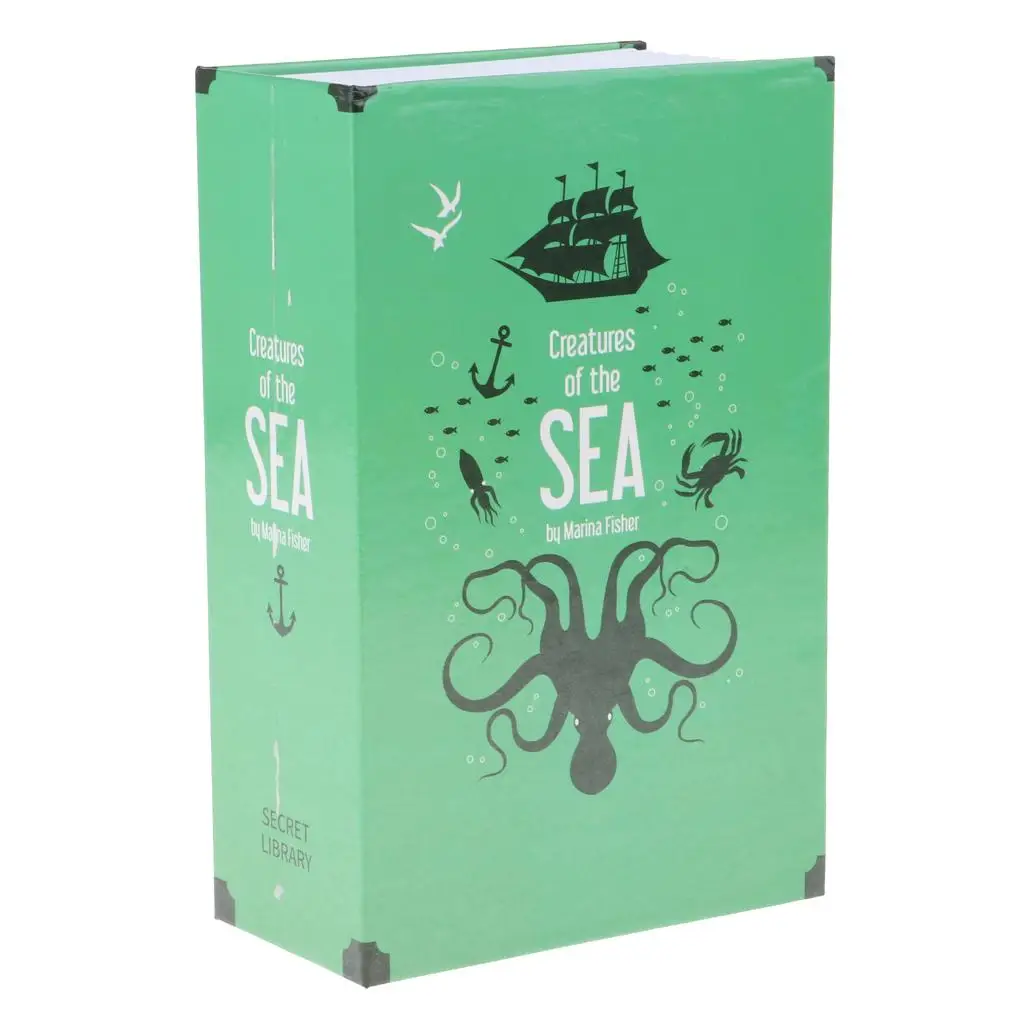 Book Safe Dancer/Sea/Stars  Hidden Cash Money Box Jewellery Security