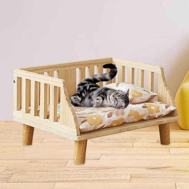 Wooden Dog Bed Handmade Cats Four Seasons Universal Portable Semi Enclosed AliExpress