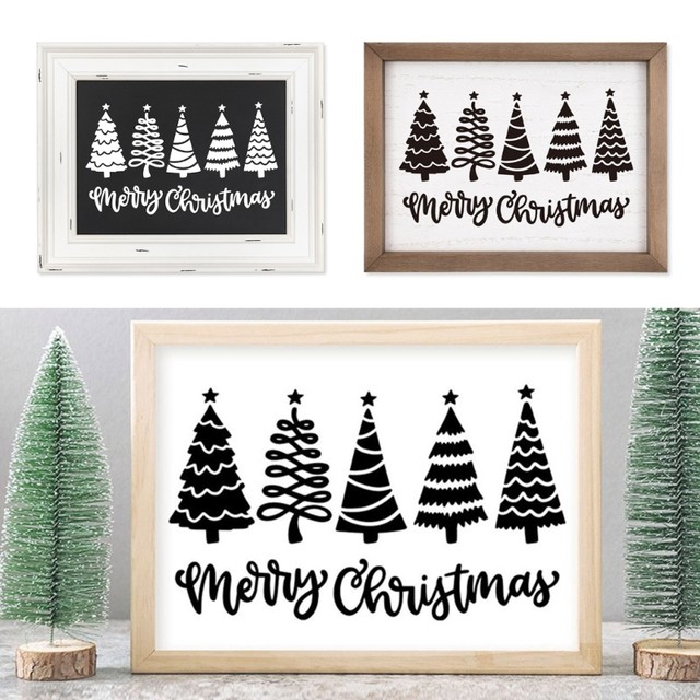 Christmas Tree Stencils Printable  Christmas Tree Stencil Pattern -  Christmas Tree - Aliexpress