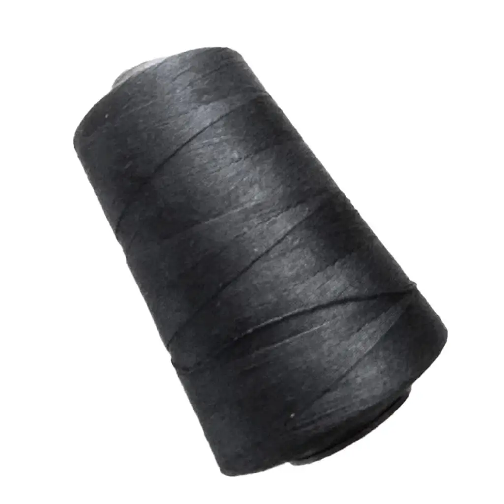 1 Spool Black Hair Track Weft Weave Sew Thread for Hair Bun extension Wig Making