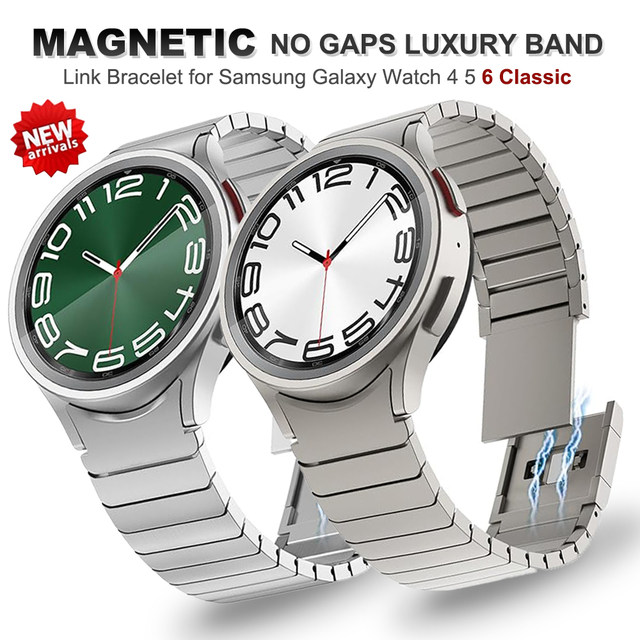 Magnetic Titanium Color Bracelet for Samsung Galaxy Watch 4