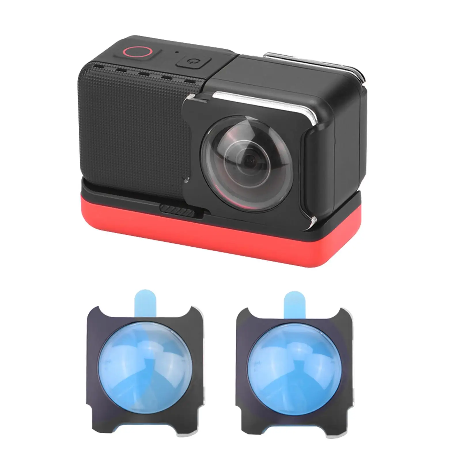 2Pcs Panoramic Lens Protector Lens Guards Caps for/R Camera Accessories clearly recover shooting colors of the lens;