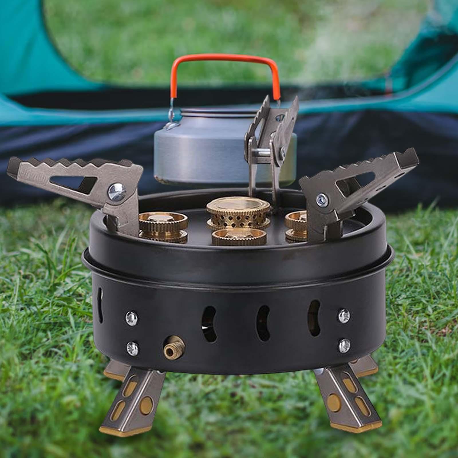 Foldable Camping Gas Stove with Storage Bag Portable Burner for Backpacking Picnic