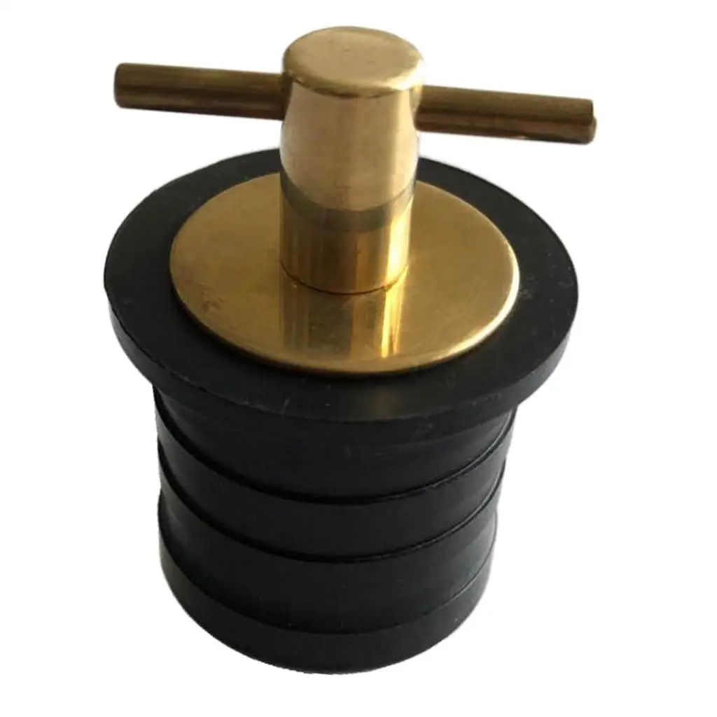 Marine 1 1 / 4inch Brass Snap Plug, Snap Tite Boot Bailer Plug And Bailer