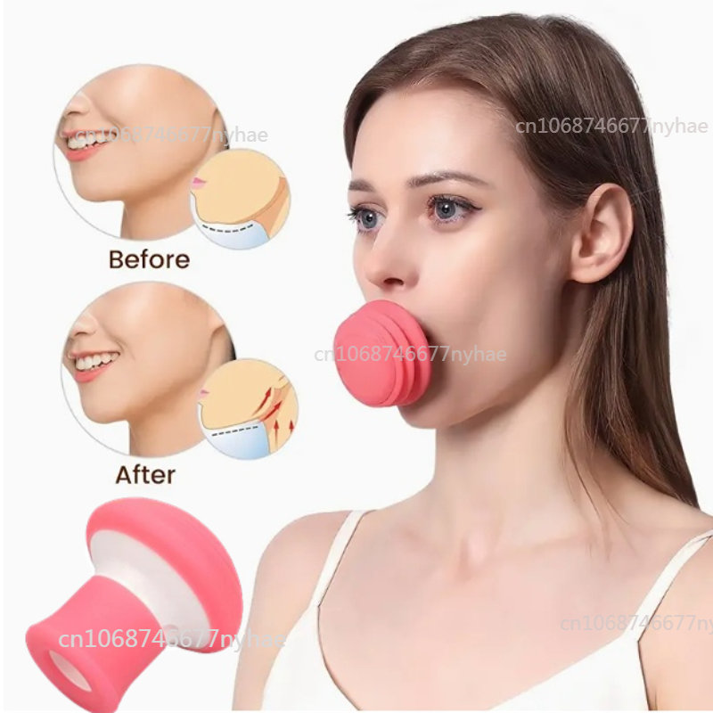 Best of Pink Jaw Face Neck Toning Exerciser Face Lift Skin Firming V Shape Cute Portable Smooth Wrinkle Mouth Exercise Face Trainer Tool Reviews & Tips