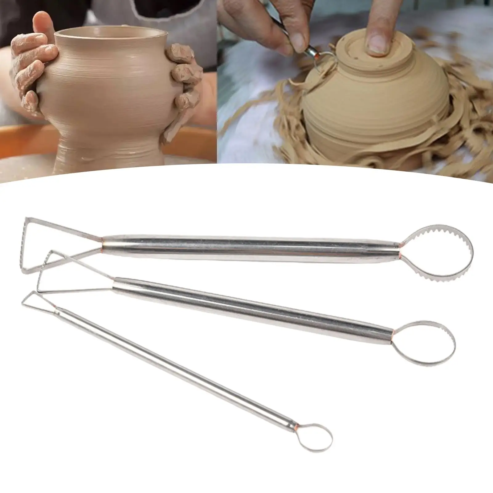 Pottery Clay Sculpting Tools Double Ended Polymer Clay Sculpting Tools Set for Repair