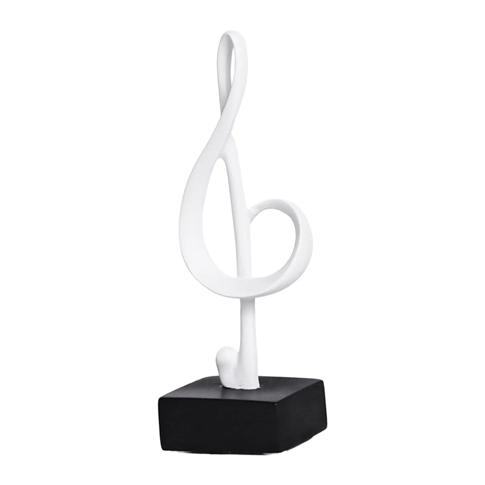 Creative music note figure resin statue sculpture artwork for living room office
