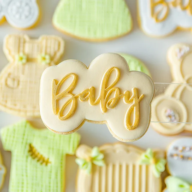 Baby Shower Pastry Cookie Mold  Baby Shower Cookie Cutters - Baby