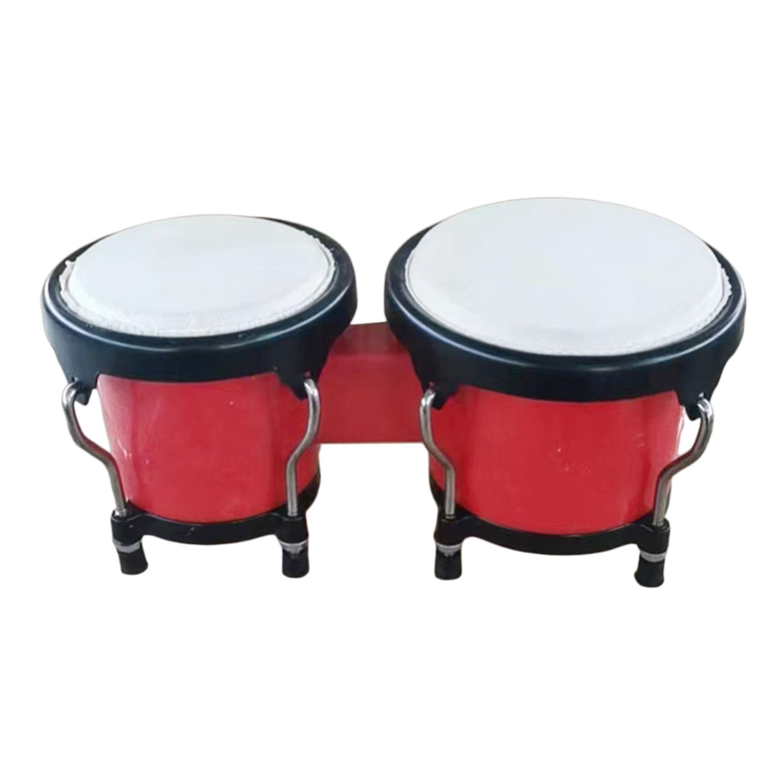 Drum Percussion Instruments Bongo Drum Set for Gifts Adults Beginners