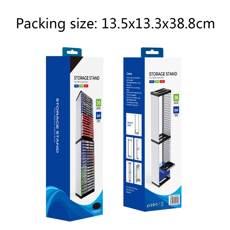 Title 6, 32 Game Disc Storage Display Holder Stand Game ...