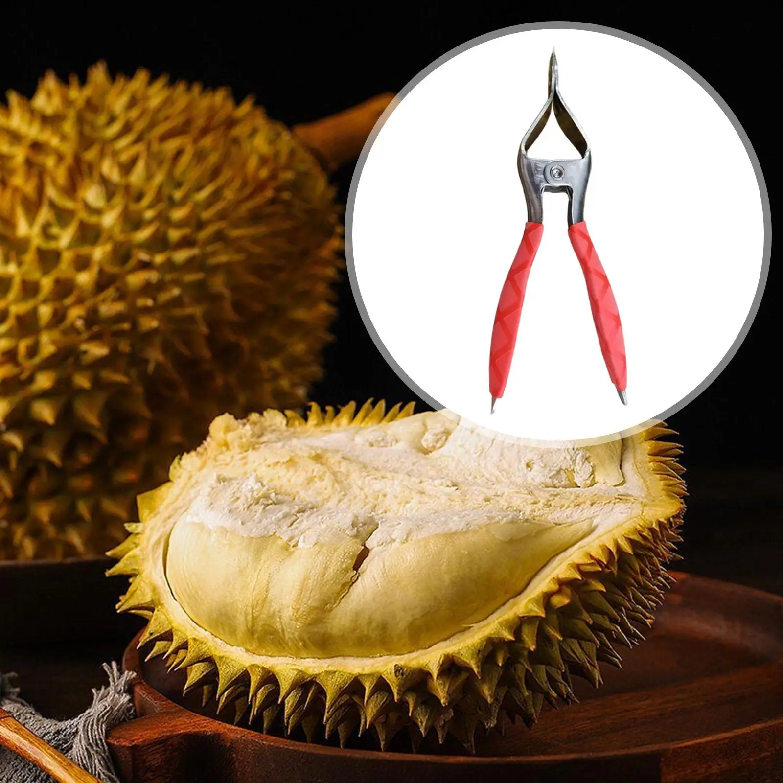 Fruit Sheller Save Labors Practical Durian Opener Durian Peel Break Tool for Camping Cooking Fruits Shop Grocery Household