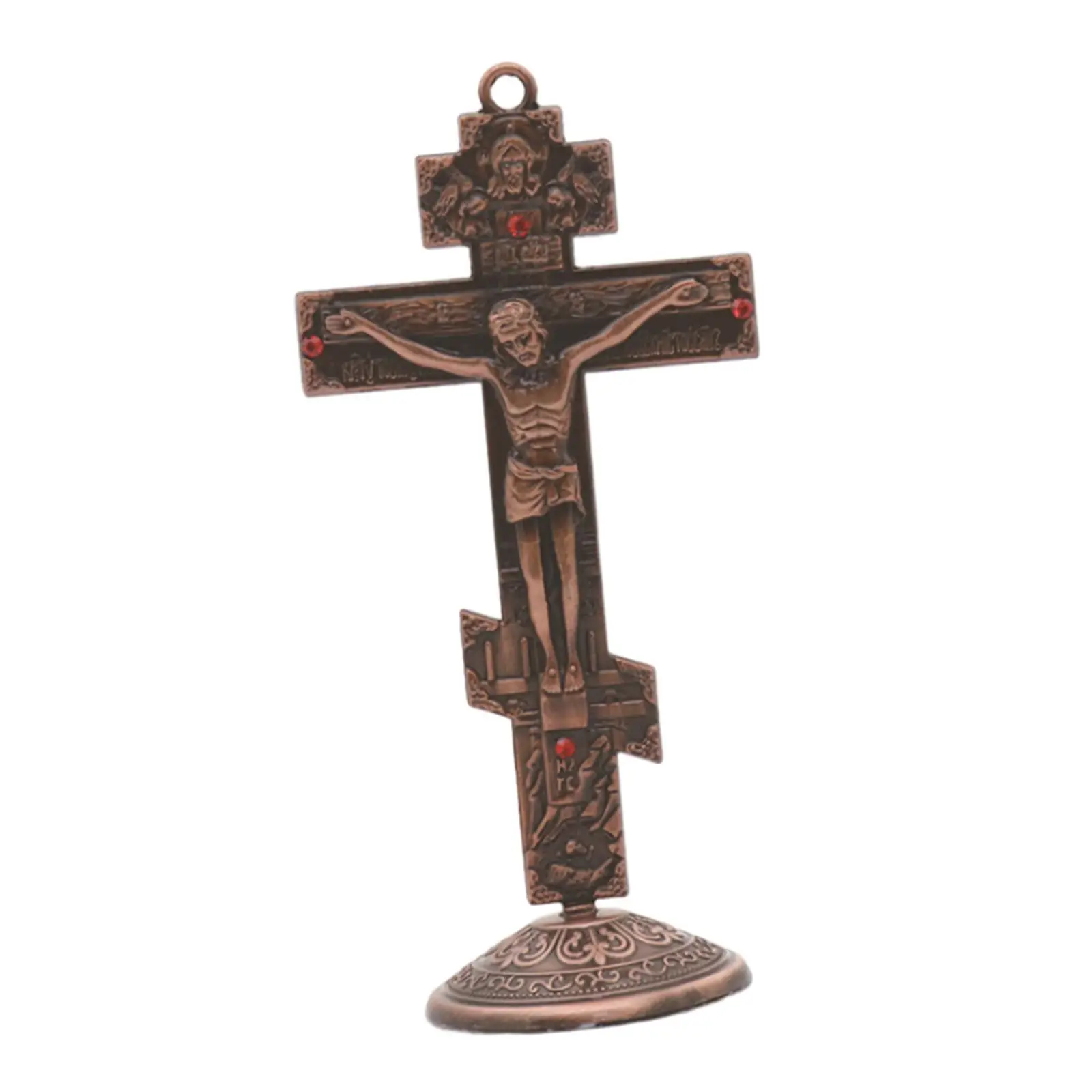 Religious Crucifix Decor Sculpture Wall Crucifix Cross Catholic Gifts Crucifix Table Cross for Home Office Tabletop Decor