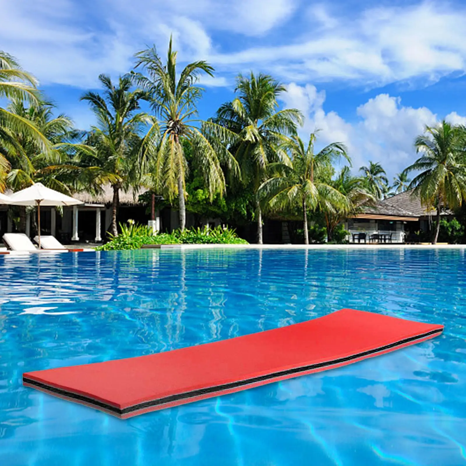 Water Floating Mat Relaxing Xpe Foam Water Blanket Floats Mattress Floating Pad Floating Water Pad for Pool Water Activities