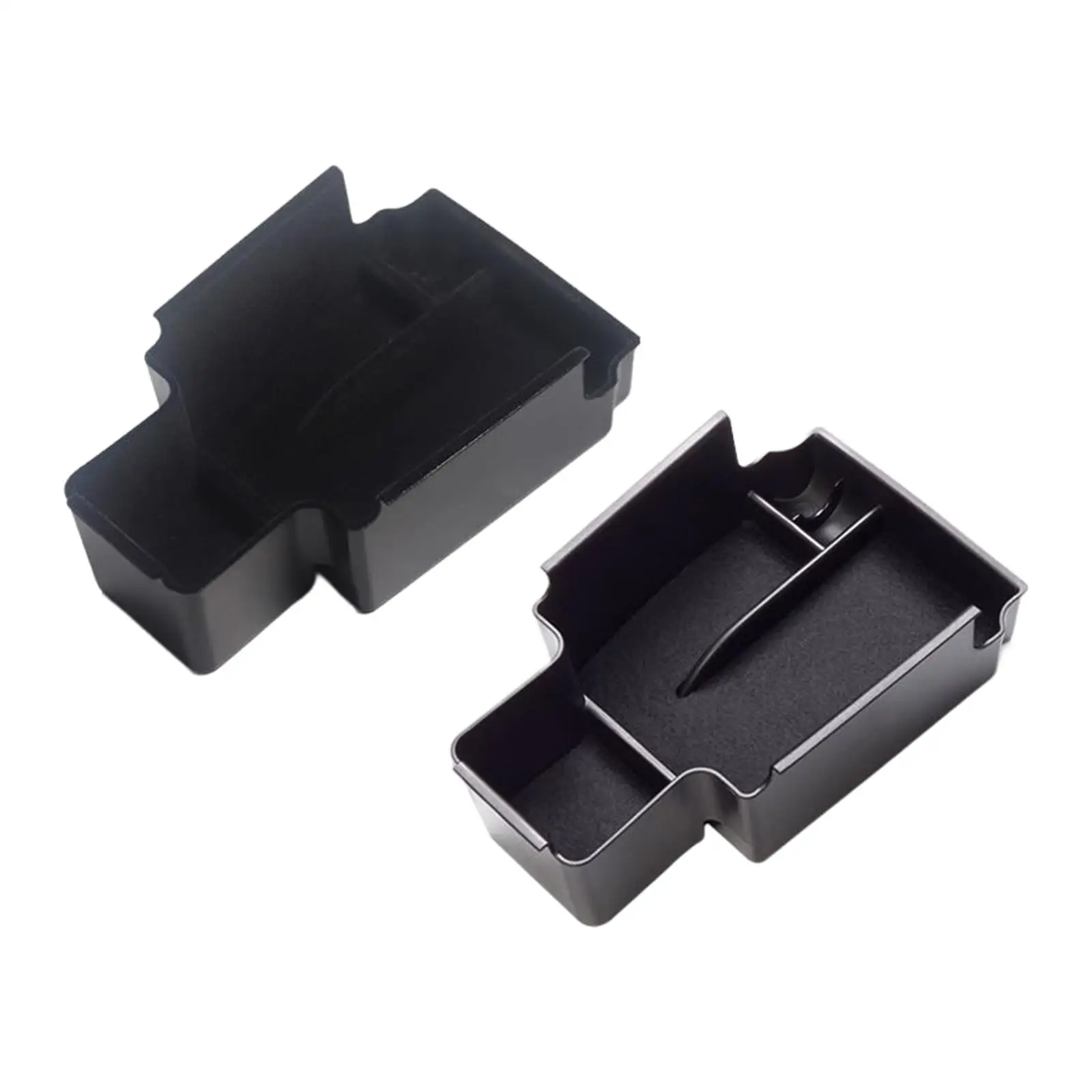 Automotive Center Console Armrest Storage Box Black Organizer Insert Tray for Ora Gwm Good Cat Interior Accessories Durable