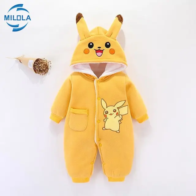 Pokemon Snorlax Pikachu Bebê Kawaii Kigurumi Pijamas Roupas Recém
