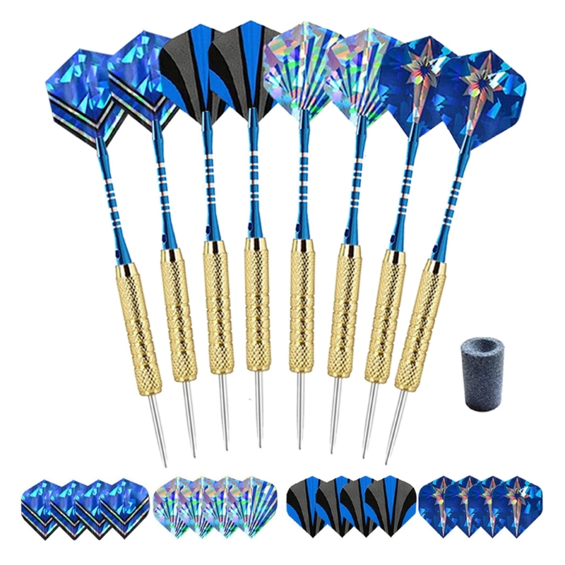 Title 5, 18g Stahlspitzen-Darts-Set Langlebige Anti-Drop...