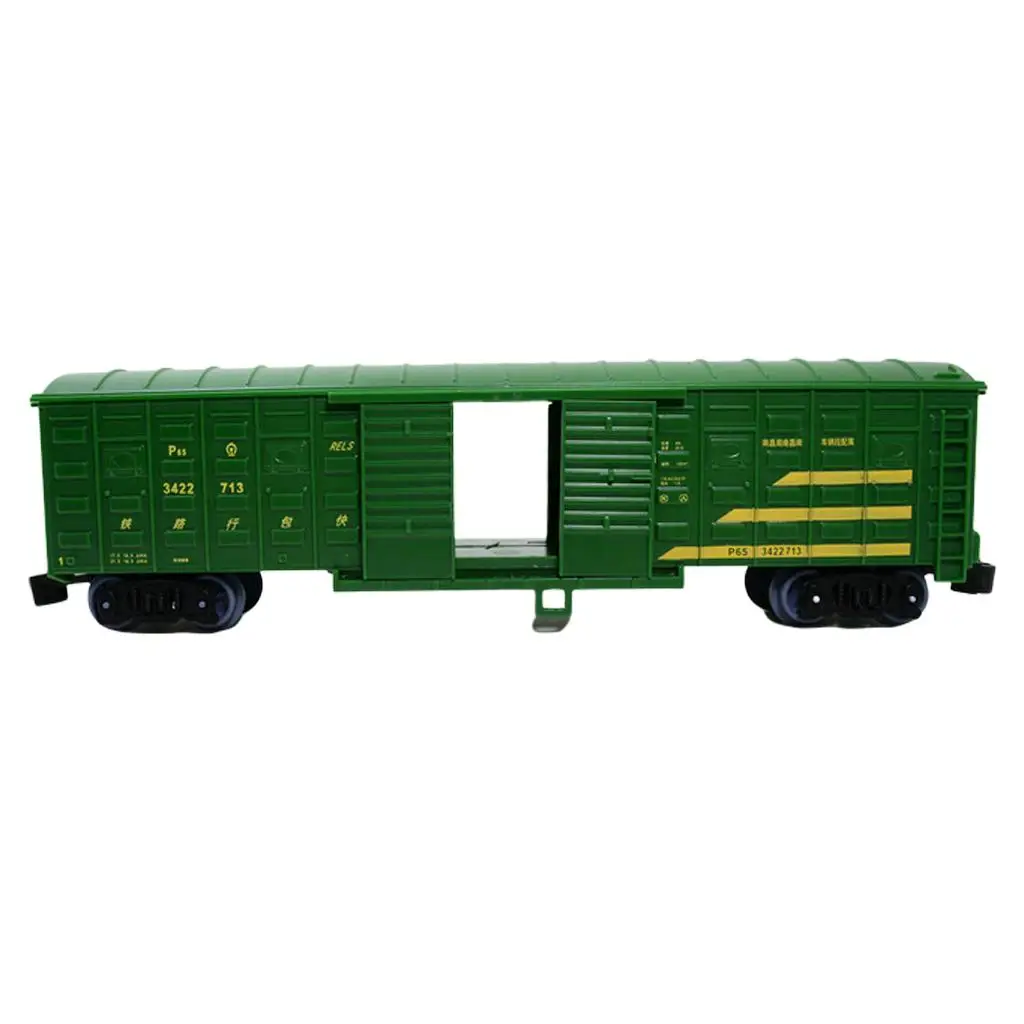 1:87 Scale Plastic Trains Track Cargo Cars Carriage HO Models Scale Layout