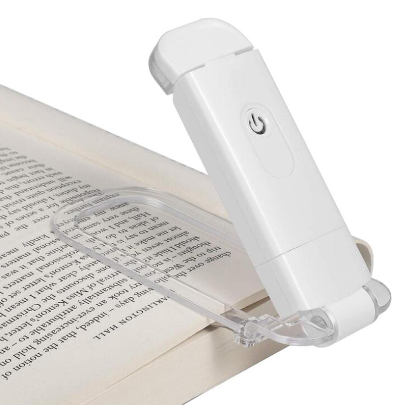 LED Light Clipped to Book USB Rechargeable Eye Protection 90  for Kids