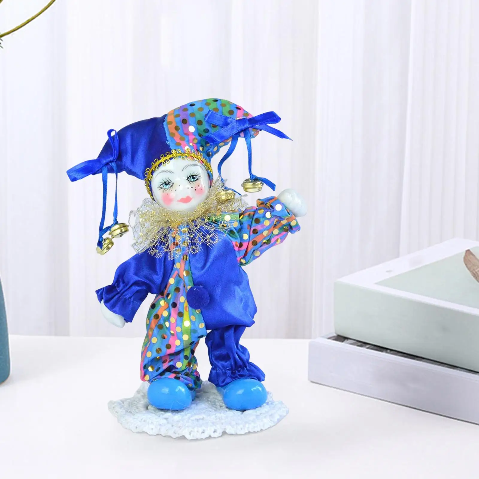 Clown Doll Desk Ornaments Home Decoration for Valentin Gift Collections