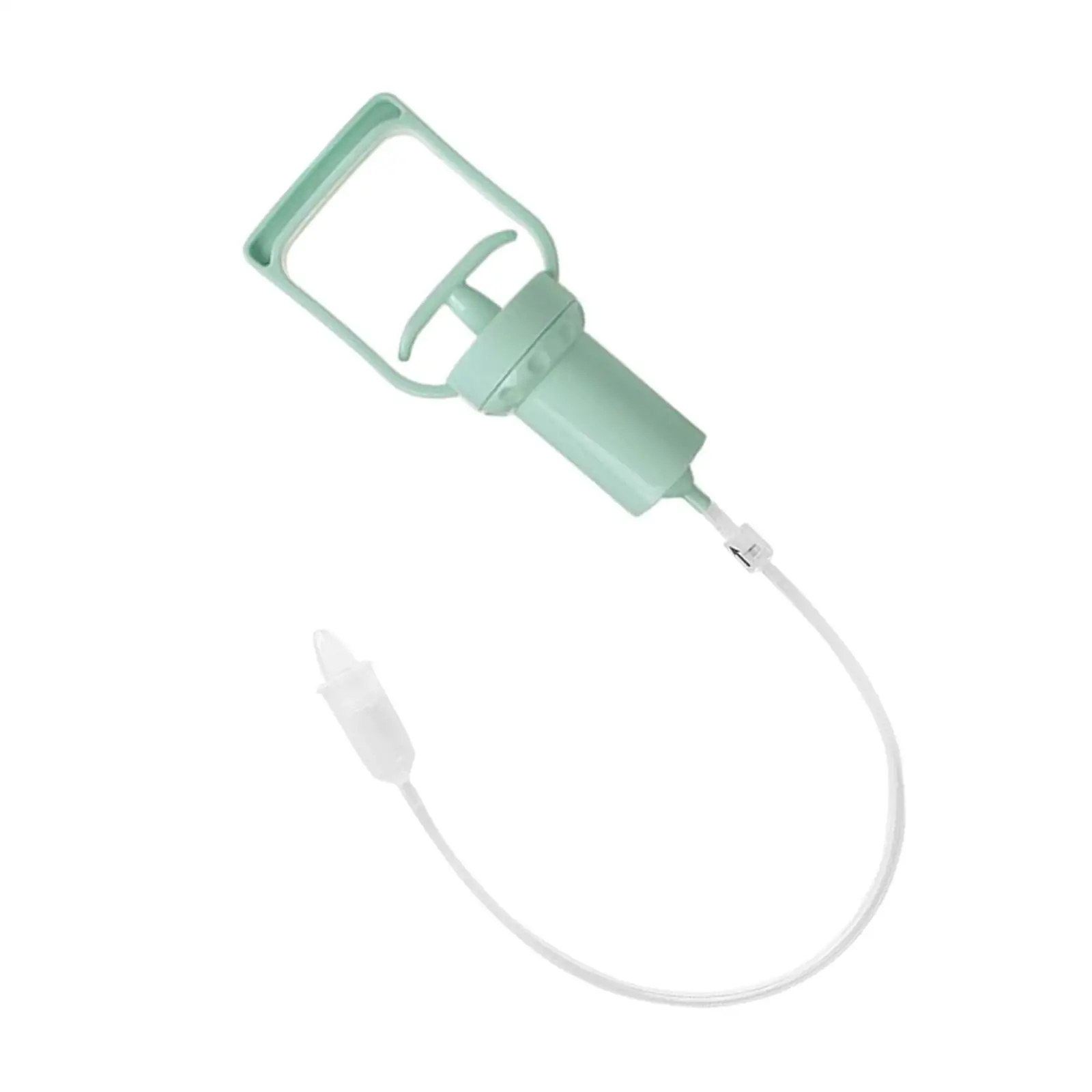 Manual Nasal Aspirator for Baby Negative Pressure Principle Booger Mucus Soft Silicone Nose Cleaner for Newborns Infant