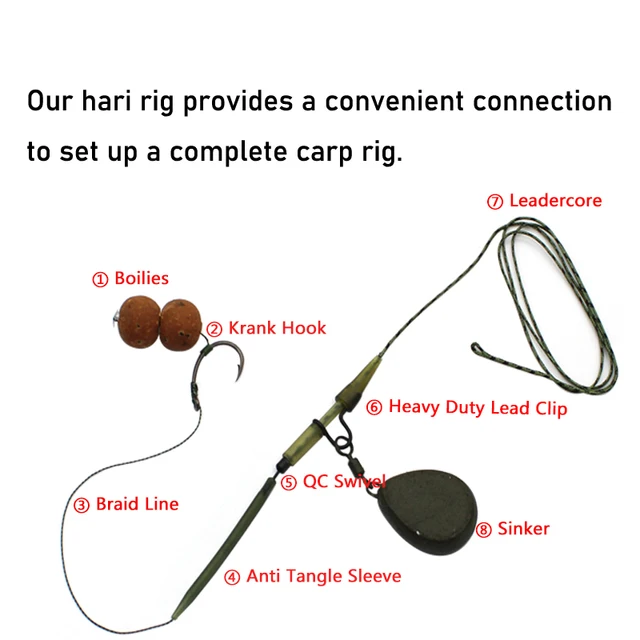 Ready Made Bait Saver Hook With Barbed Hook Link And Braided Line Set Of  24/48 For Carp Rigs And Feeder Leader Tackle 221026 From Ping07, $10.83