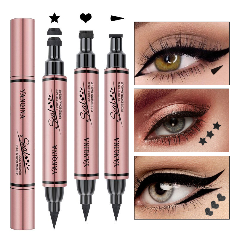 Best of Eyeliner Stamp Seal Pen Long Lasting Waterproof Eye Liner Liquid Black Pencil Make-up For Women Cosmetics Tool Reviews & Tips