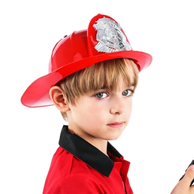 Sombreros de bombero cascos de bombero disfraz de Halloween para niños -  AliExpress