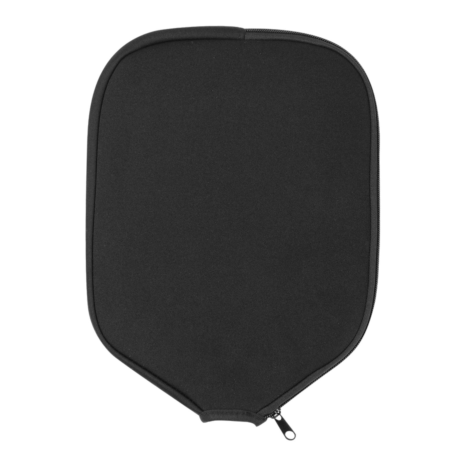 Pickleball Paddle Cover Only Pouch 11.8 x 8.86 inch Fits Most Paddle, Racket Black Neoprene Durable Table Tennis Paddle Case