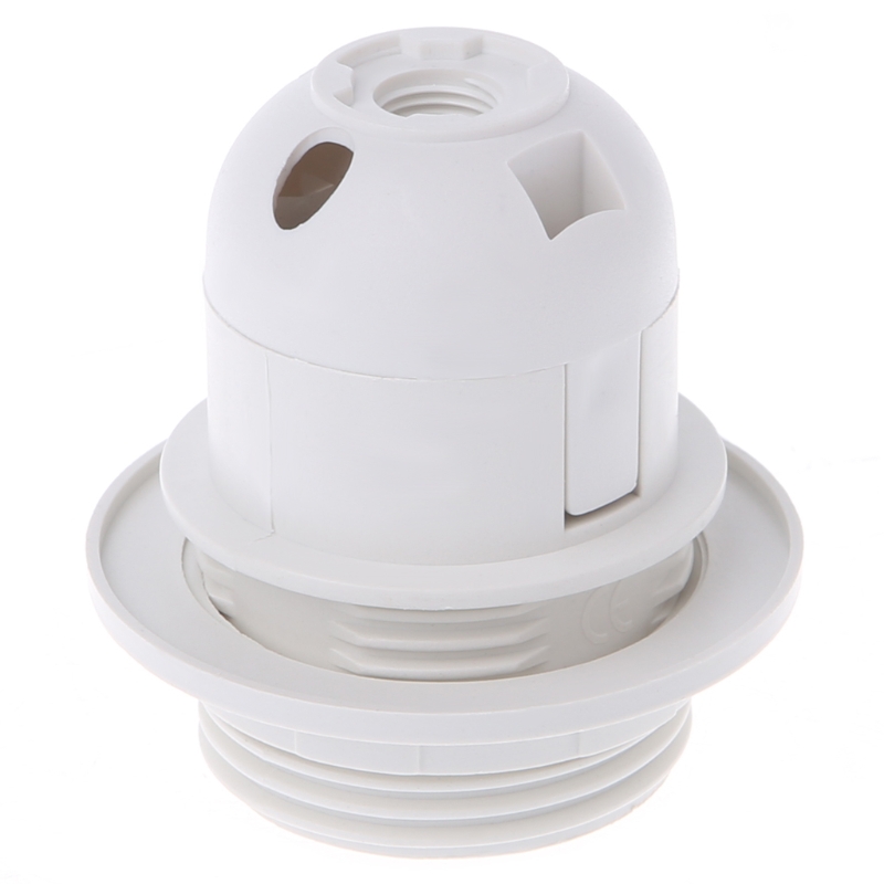 Description Picture 3 of itemE27 Lamp Bulb Holder Edison Screw Cap Socket White/Black Pendant Ceiling Light 53CA