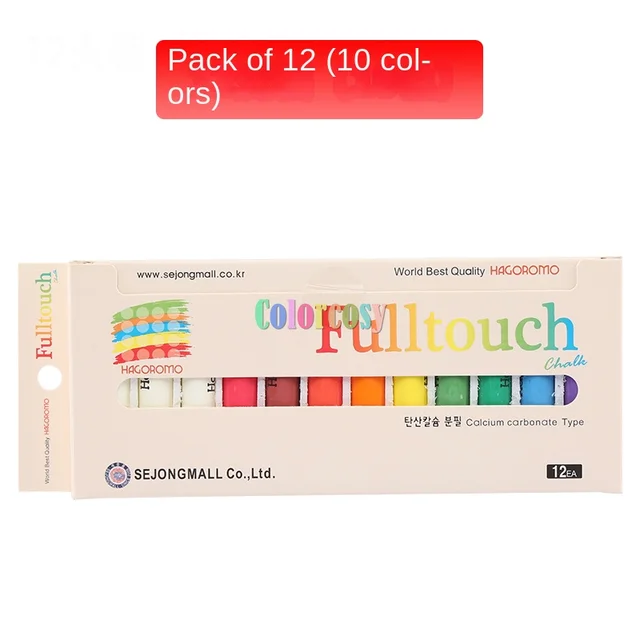HAGOROMO Fulltouch 5Colors Luminous Chalk 1 Box [5 Pcs / 5 color mix]