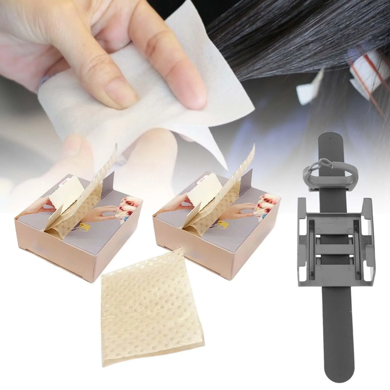 Hair Perms Paper Self Dispensing Box Accessory Easy to Use Professional