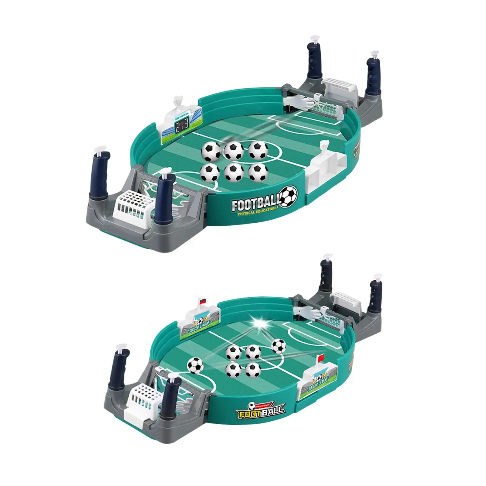 Tabletop Football Pinball Games Sport Board with Finger Battle for Parties