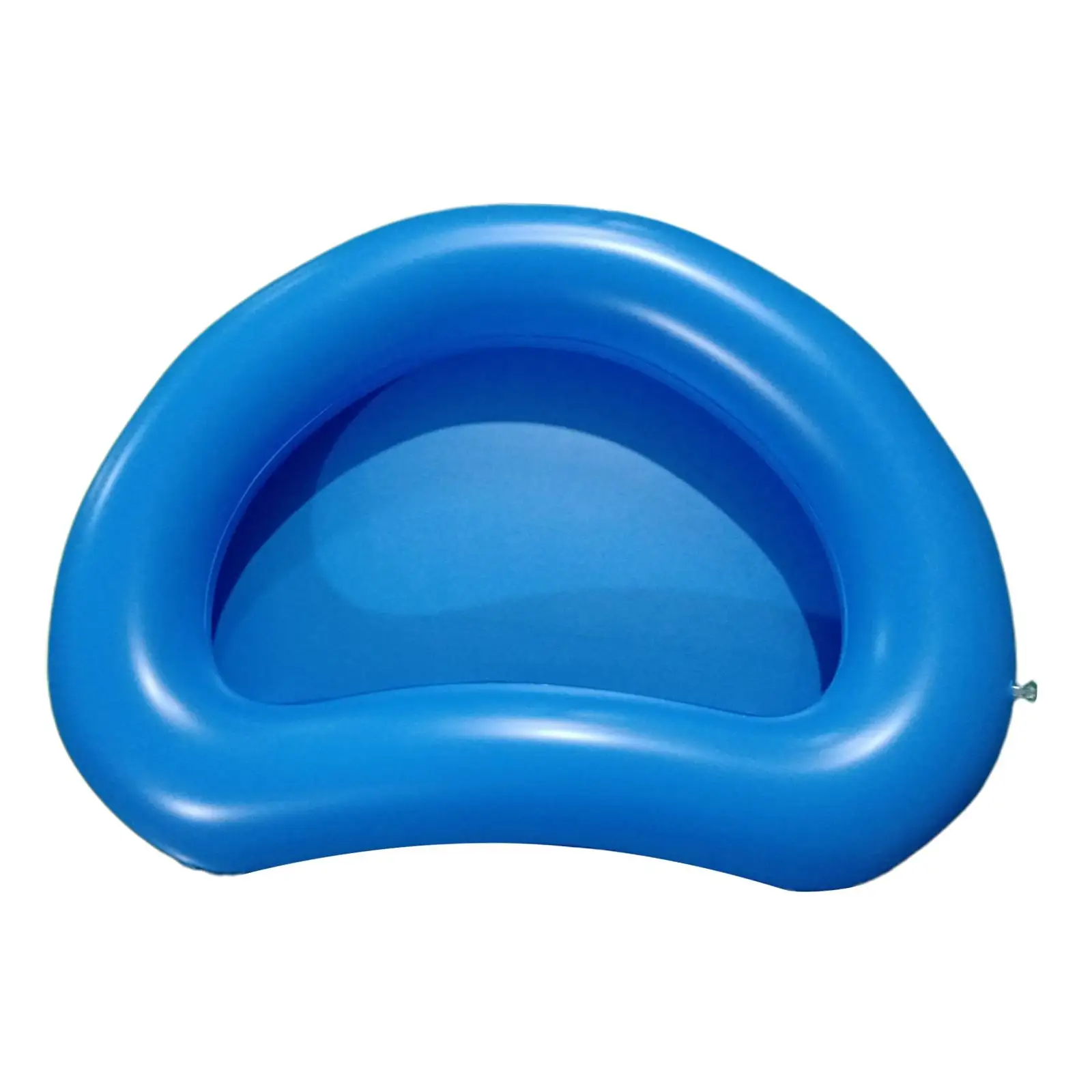 Inflatable Foot Bath Footbath Foot Soaking Bath Basin Anit Slip Accessories for Rinsing Feet before Entering Pool Blue Portable