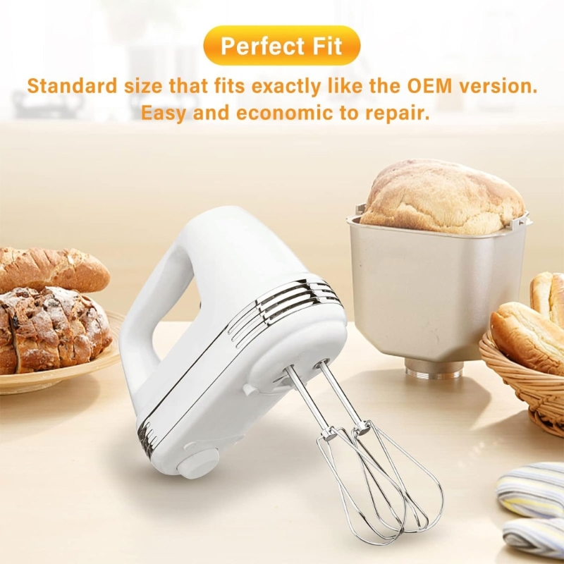 2 Pack Electric Eggs Mixer Heads Milk Frother Heads Eggs Whisk Accessories for Smooths Coffee Milk Foam Puree Kids Foods