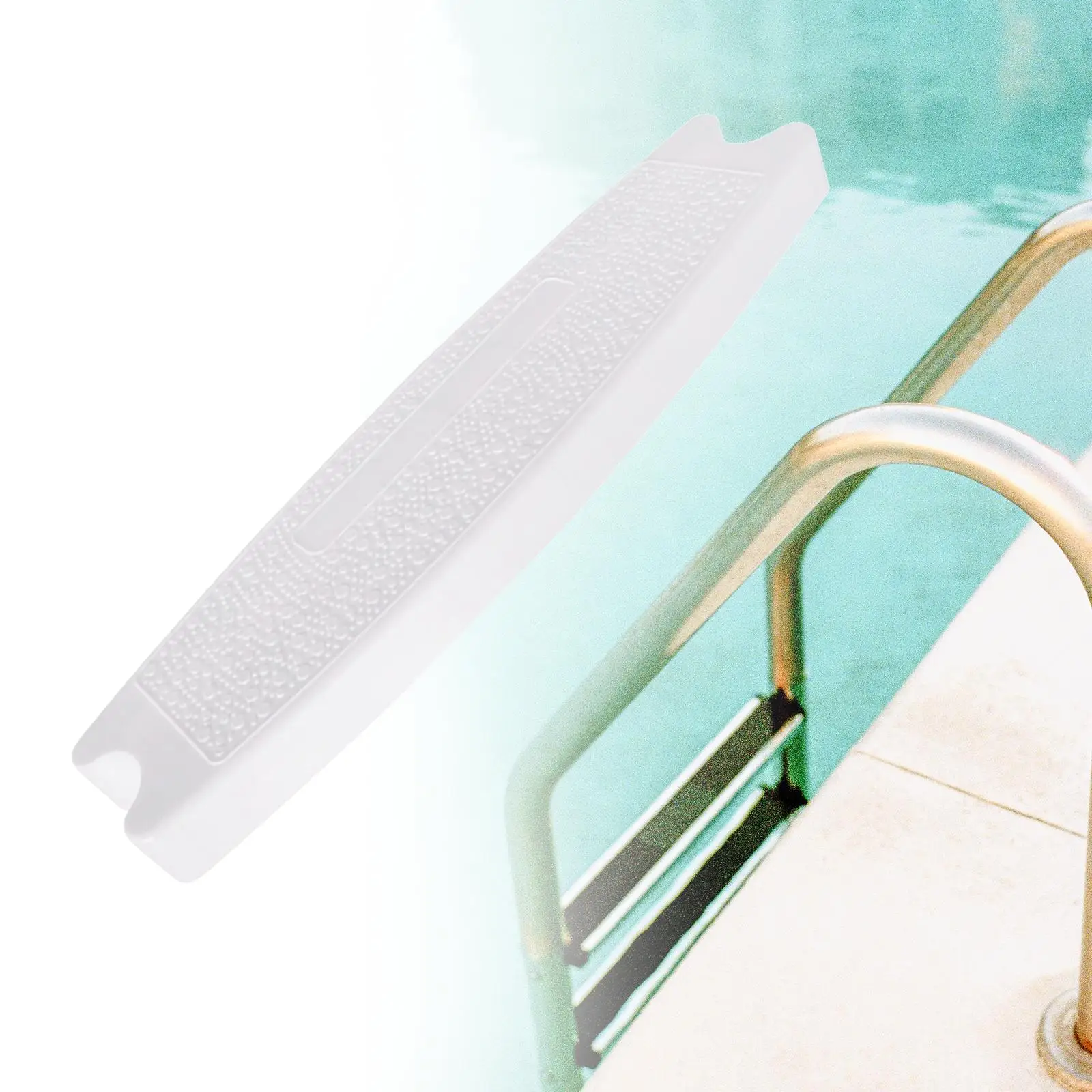 Pool Ladder Steps Replacement Sturdy Entry Rung Steps Plastic Step Universal Pool Ladder Rung Step for in Ground Pool Accessory