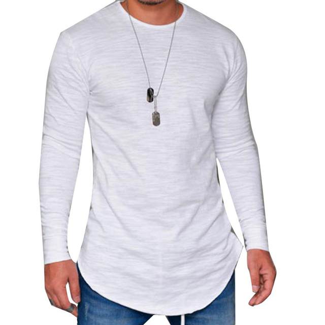 Autumn winter t shirt Men Low Price Long Sleeve Male T