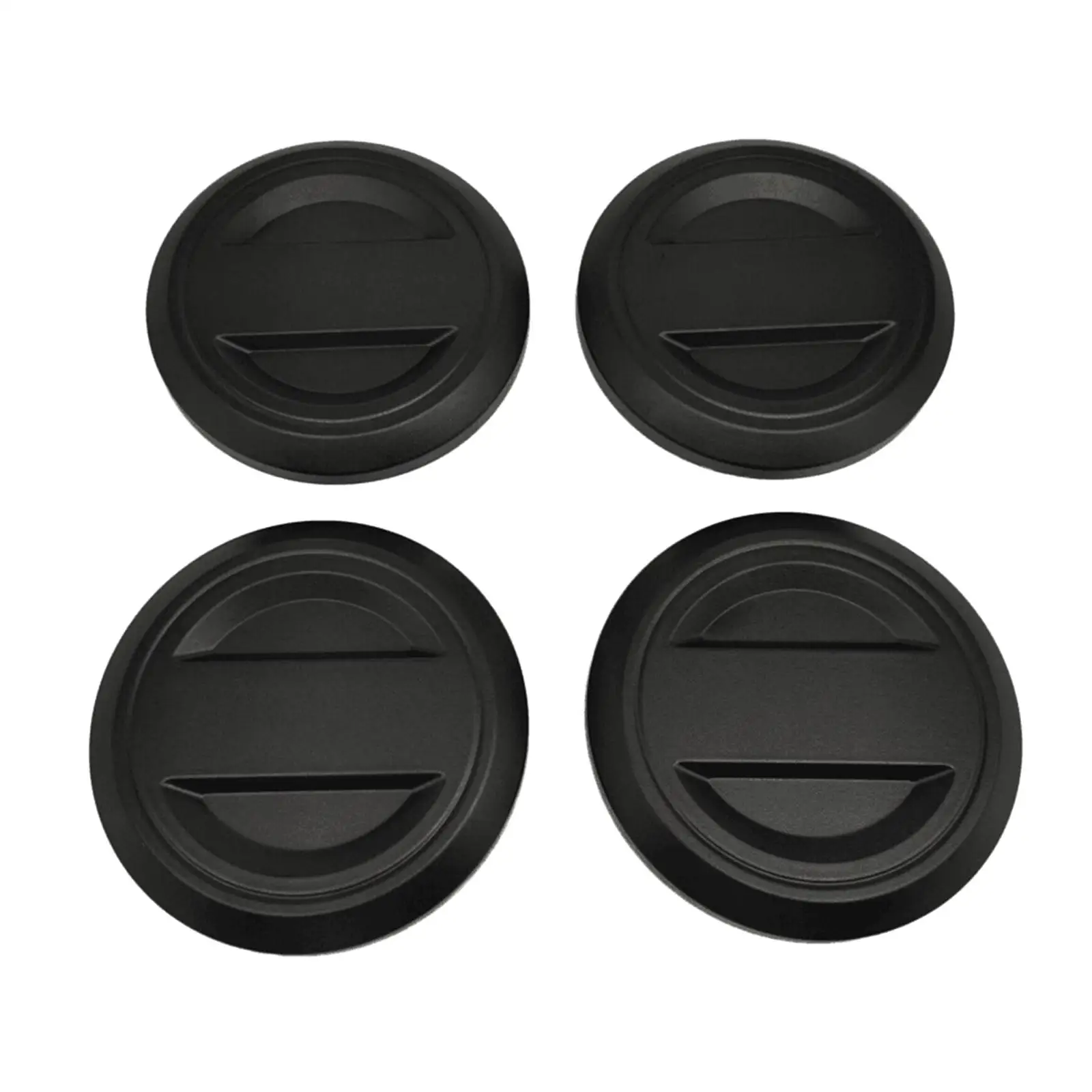 4x 1522872-655 Wheel Center Hub Cap Replacement Black for rzr 4 1000 rzr rzr 4