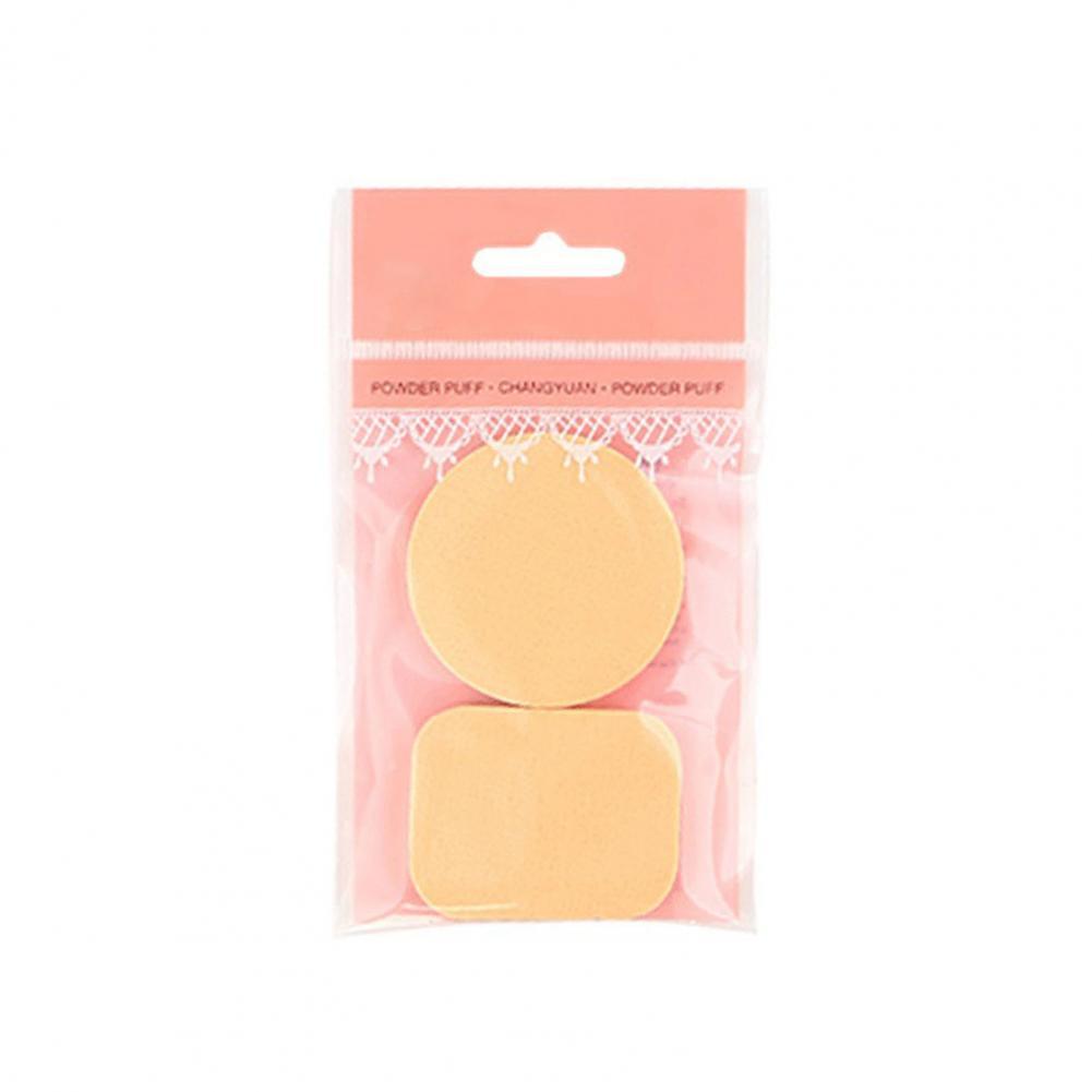 Set Facial Powder Foundation Puff Professional Round Shape Portable Soft Cosmetic Puff Makeup Foundation Sponge Beauty