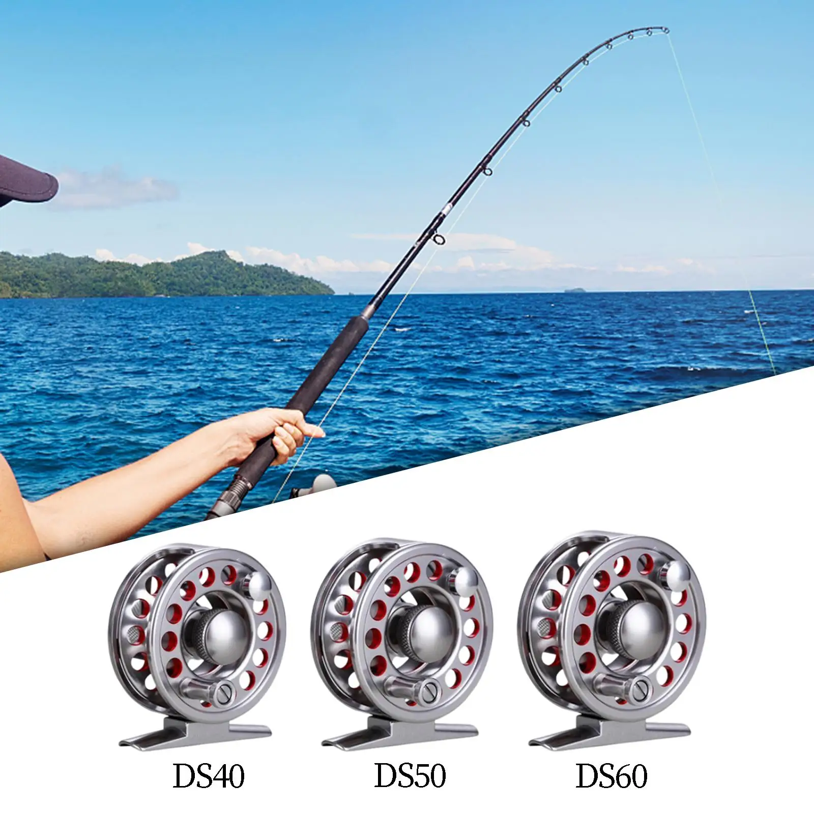 Fishing Reel Accessories Metal Left Right Hand tackle Gear for Spring Winter Freshwater and Saltwater Outdoor Trout Fishing